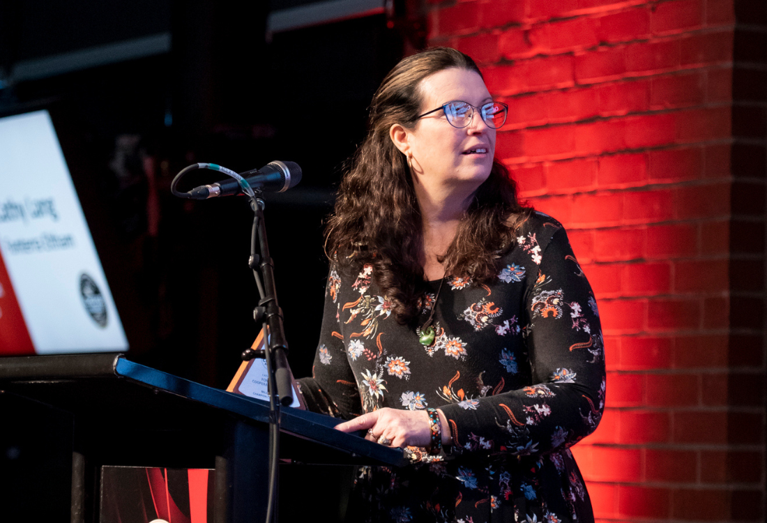 Cathy Lang at NZ Champions of Cheese Awards 2022